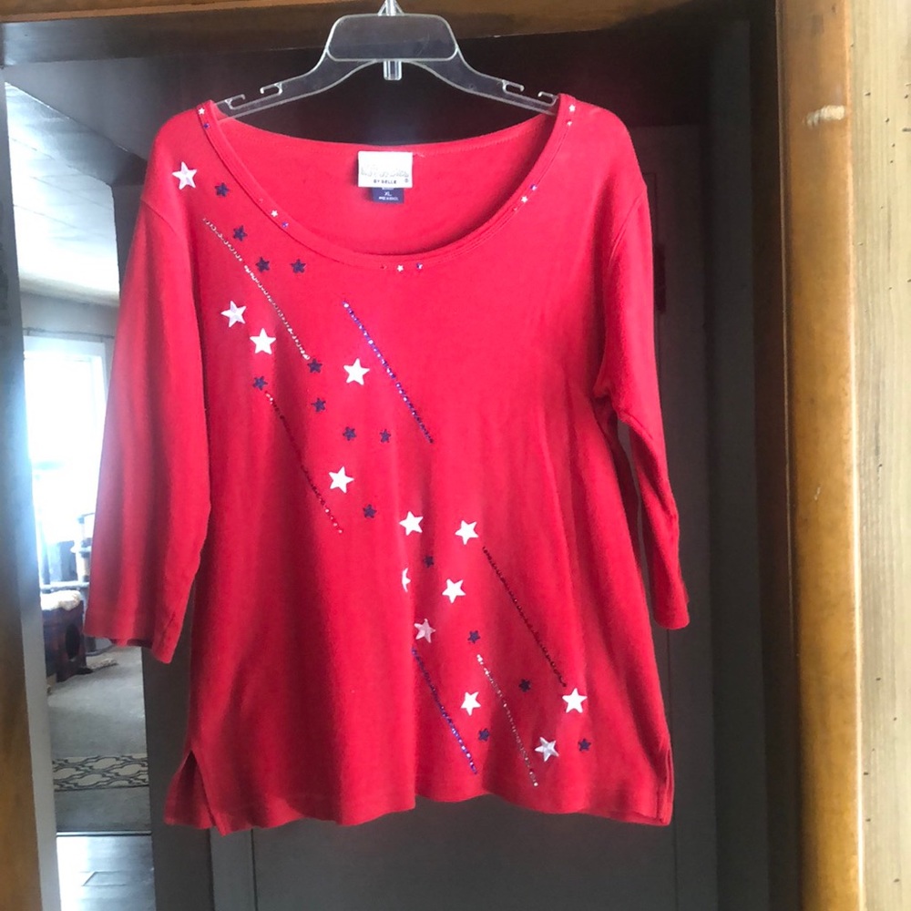 Holiday blouse. Size XL